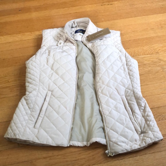 NWT Blue Rain Beige Vest - Picture 2 of 6